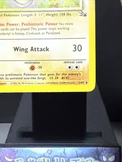 Pokemon Card Aerodactyl 1/62 Fossil Set Holo Rare WOTC Light Play 2 - Image 4
