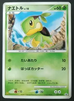 Turtwig Pokemon Card Japanese Game Rare 027/DP-P Promo McDonalds F/S - Image 1
