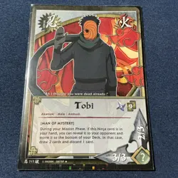 Naruto CCG Tobi 717 1st Edition Card LP Rare - Image 1