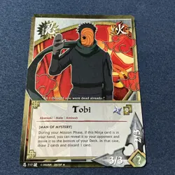 Naruto CCG Tobi 717 1st Edition Card LP Rare - Image 2