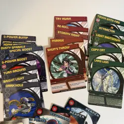 Bakugan Lot B1, B2 2006,2008 Brawlers, Cards And Blue Carrying Case - Image 2