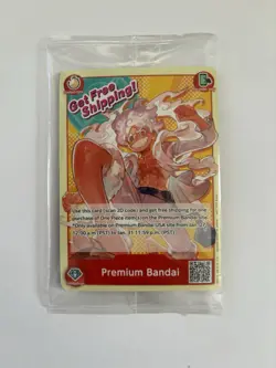 ONE PIECE CARD GAME MONKEY.D.LUFFY PREMIUM BANDAI CARD GAMES FEST 23-24 ENGLISH - Image 2