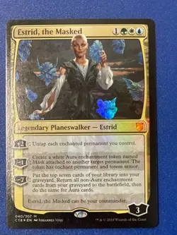 Estrid, the Masked Commander 2018 Foil Near-Mint Condition - Image 1