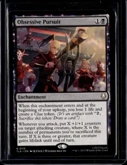 Obsessive Pursuit - 112 - TLA - NM - MTG Magic the Gathering - Image 1