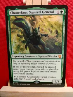 Chatterfang, Squirrel General - Bloomburrow Commander - Mythic - NM - MTG - Image 1