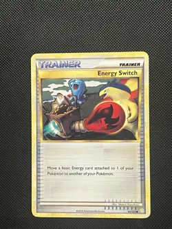 Pokemon HGSS - Energy Switch - Non Holo Uncommon - 91/123 - NM - Image 2