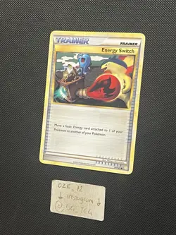Pokemon HGSS - Energy Switch - Non Holo Uncommon - 91/123 - NM - Image 4
