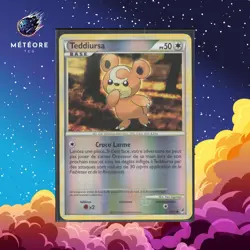Carte Pokemon Teddiursa 73/95 Reverse ADL Appel des legendes Francais - Image 1