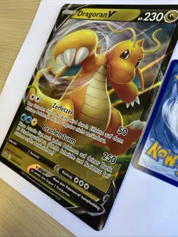 Pokemon Dragoran V SWSH154 JUMBO/XXL/OVERSIZED Promo NM DEUTSCH✅ - Image 2