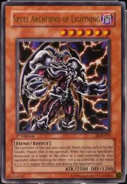 Yu-Gi-Oh! Skull Archfiend Of Lightning DCR 1.Edition UR PSA 9 [MINT] | EN 2003 - Image 3