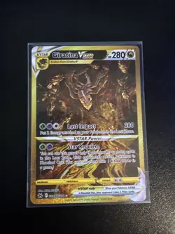 Pokemon Crown Zenith Giratina VSTAR GG69/GG70 Secret Rare Ultra Holo Card - Image 1