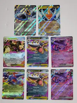 Pokemon Phantasmal Flames Card Lot Of 8 Exs Double Rare - Sharpedo, Lopunny - Image 1
