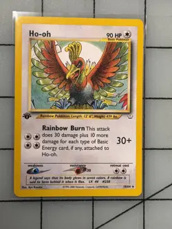 Ho-Oh 18/64 Neo Revelation 1st Edition Regular Non-Holo Card - Image 1