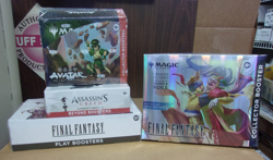 MTG AVATAR COLLECTOR + FINAL FANTASY PLAY & OMEGA + ASSASSIN'S BEYOND BOXES - Image 1
