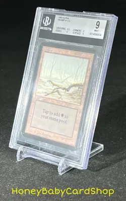 MTG Limited Edition Alpha 1993 Swamp (A) BGS 9.0Q+ (Quad+) MINT Old School 93/94 - Image 3