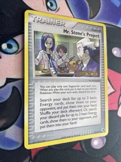 Pokemon - Mr Stone's Project (Reverse Holo) - Dragon Frontiers 77/101 - MP - Image 2