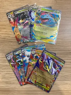 Mega Evolution 9x Pokemon Card Holo Ultra Rare Bulk Lot Near Complete Master Set - Image 1