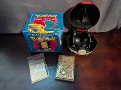 1999 Burger King Pokemon Charizard 23k Gold Plated Trading Card - Blue Box - Image 1
