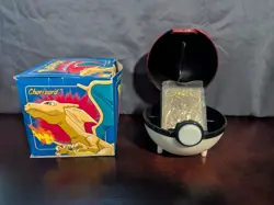 1999 Burger King Pokemon Charizard 23k Gold Plated Trading Card - Blue Box - Image 2