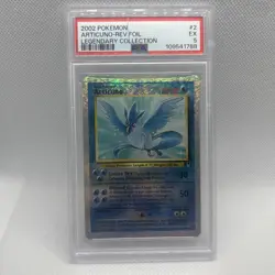 Pokemon 2002 Articuno 2/110 Legendary Collection Reverse Foil PSA 5 - Image 5