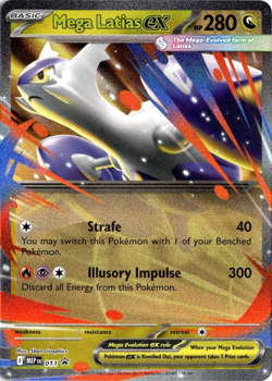 Mega Latias ex 011 Pokemon Mega Evolution Promos Double Rare NM - Image 1