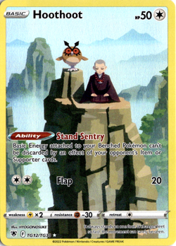 Hoothoot TG12/TG30 Pokemon Astral Radiance Trainer Gallery Ultra Rare NM - Image 1