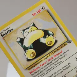 Pokemon TCG - Snorlax 27/64 Jungle Rare WOTC 1999 - MP - Image 1
