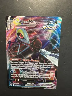 2021 Pokemon Fusion Strike Inteleon Vmax 79 /264 Secret Rainbow Rare Full Art - Image 5