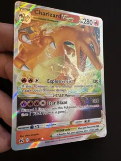 Glurak VSTAR 019/159 Holo Ultra Rare Pokemon Crown Zenith CRZ 2023 NM English - Image 3