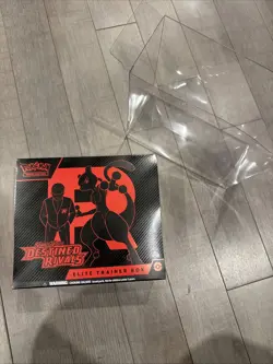 Brand New Sealed Pokemon TCG Destined Rivals ETB Elite Trainer Box w/ Case - Image 1