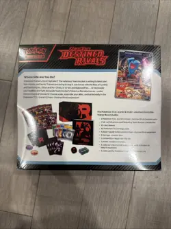 Brand New Sealed Pokemon TCG Destined Rivals ETB Elite Trainer Box w/ Case - Image 5
