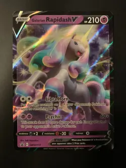 Galarian Rapidash V (SWSH111) [Sword & Shield: Black Star Promos] Promo Pokemon - Image 1