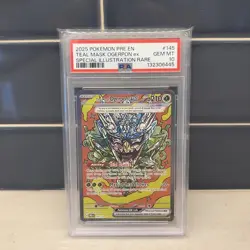 2025 POKEMON PRE EN-PRISMATIC EVOLUTIONS #145 TEAL MASK OGERPON EX PSA 10 - Image 1