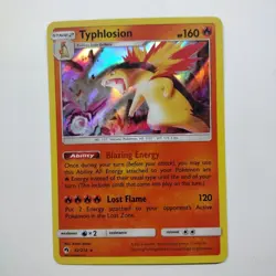 Pokemon TCG SM Lost Thunder Typhlosion 42/214 Holo Rare - Image 1