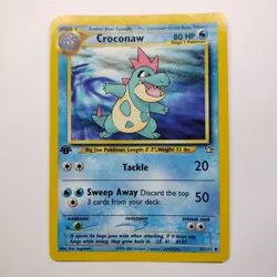 1st Edition Croconaw 32/111 - Neo Genesis - Pokemon TCG Near Mint - Image 1