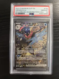 Pokemon TCG Greninja EX Shrouded Fable Black Star Promo Full Art Psa 10 - Image 1