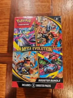 Pokemon TCG Mega Evolution Phantasmal Flames Booster Bundles New Sealed 6 Packs - Image 1
