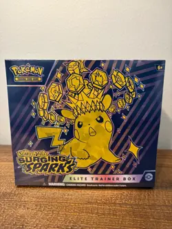 Pokemon Scarlet Violet Surging Sparks ETB Elite Trainer Box Sealed - Image 1