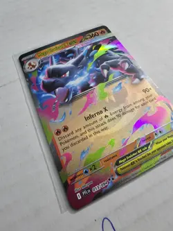 Mega Charizard X EX 013/094 Pokemon TCG: Phantasmal Flames Double Rare M/NM - Image 2
