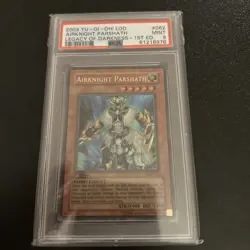 Yugioh Airknight Parshath LOD-062 1st Edition Ultra Rare MINT PSA 9 CGC WOW BGS - Image 1