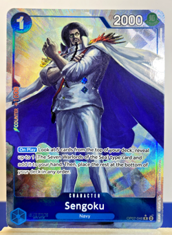 One Piece Card - SENGOKU OP07-046 (R) Alt Art 500 Years in the Future English NM - Image 1