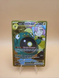 Pokemon TCG Ionos Bellibolt EX Gold Hyper Rare Card 188/159 Journey Together NM - Image 1