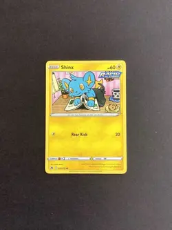 2023 Pokemon Crown Zenith Shinx 39/159 Common Lightning Type Card - Image 1