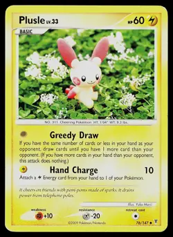 Pokemon Card Plusle 76/147 Supreme Victors - Image 1