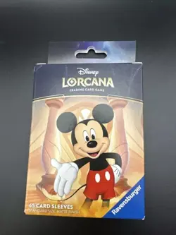 Mickey Mouse Card Sleeves (65) Matte Finish Disney Lorcana TCG The First Chapter - Image 1