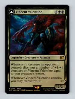 MTG: FIN 125 Vincent Valentine Foil NM - Image 1