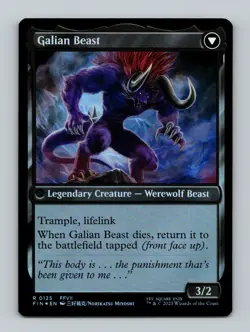 MTG: FIN 125 Vincent Valentine Foil NM - Image 2