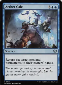 Aether Gale U Commander Masters 72 NM MTG - Image 1