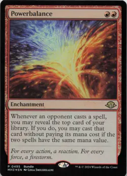 Powerbalance (MH3 Bundle) - FOIL - P Unique and Miscellaneous Promos 495 - MTG - Image 1