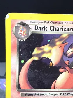 Pokemon Dark Charizard 4/82 Team Rocket Set Holo Rare WOTC Played - Image 3